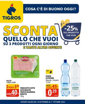 Volantino Tigros a Gravellona Toce | Sconta quello che vuoi | 18/9/2024 - 1/10/2024