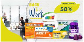 Offerte di Salute e Benessere a Curti | Back to work in Linfa Farmacie | 18/9/2024 - 30/9/2024