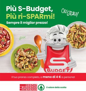 Volantino Eurospar a Trieste | Più S-Budget, più ri-SPARmi!  | 19/9/2024 - 16/10/2024