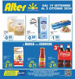 Offerte di Discount a Grottole | La marca che conviene in Alter Discount | 19/9/2024 - 2/10/2024