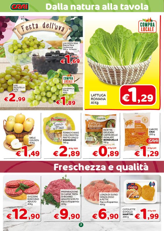 Volantino Crai a Oschiri | Sconti fino al 50% | 19/9/2024 - 1/10/2024