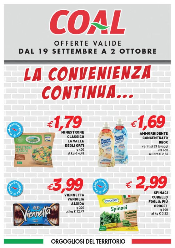 Volantino Coal a Monte Giberto | La convenienza continua... | 19/9/2024 - 2/10/2024