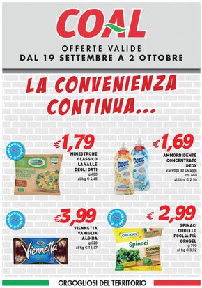 Volantino Coal a Matelica | La convenienza continua... | 19/9/2024 - 2/10/2024