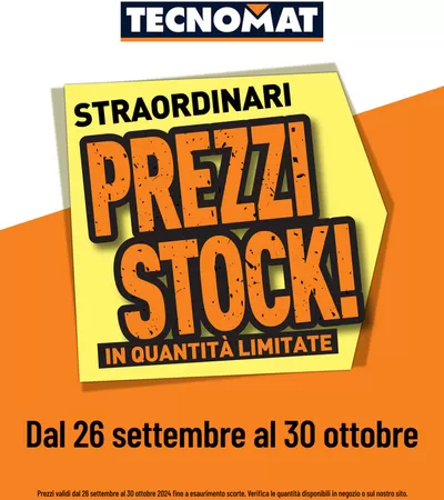 Volantino Tecnomat a Cagliari | Straordinari prezzi stock! | 26/9/2024 - 30/10/2024