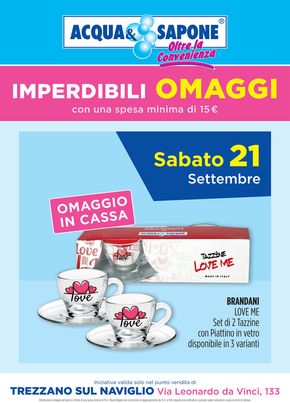 Volantino Acqua & Sapone a Cormano | Imperdibili omaggi | 21/9/2024 - 21/9/2024