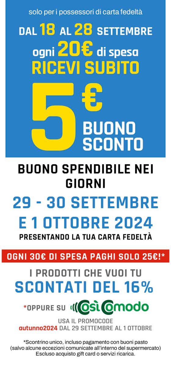 Volantino Dok a Canosa di Puglia | Tanti prodotti scontati oltre il 20% | 20/9/2024 - 28/9/2024