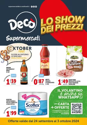 Offerte di Iper e super a Cetara | Lo show dei prezzi in Decò | 24/9/2024 - 3/10/2024