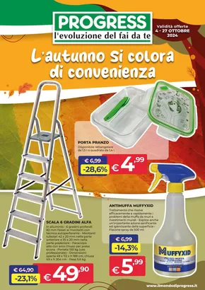 Volantino Progress a San Sossio Baronia | L'autunno si colora di convenzienza | 4/10/2024 - 27/10/2024