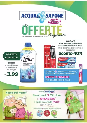 Volantino Acqua & Sapone a San Maurizio Canavese | Offerte Nazionali | 23/9/2024 - 12/10/2024