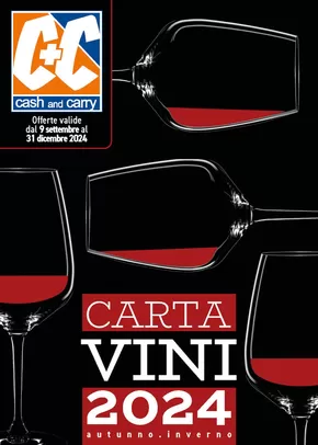 Volantino C+C | Carta Vini  | 23/9/2024 - 31/12/2024