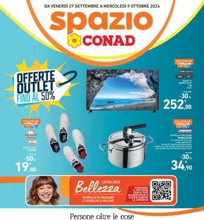 Volantino Spazio Conad a Capannori | Offerte outlet fino al 50% | 27/9/2024 - 9/10/2024