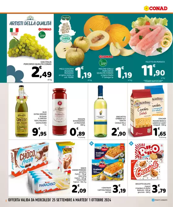 Volantino Conad City a Ficulle | Convenienza più | 25/9/2024 - 1/10/2024