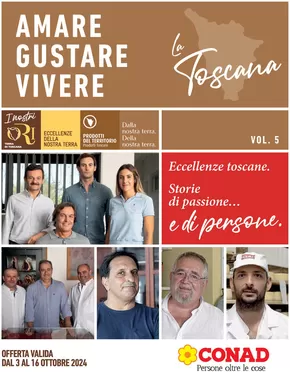 Offerte di Iper e super a Cavriglia | Amare gustare vivere in Conad | 3/10/2024 - 16/10/2024