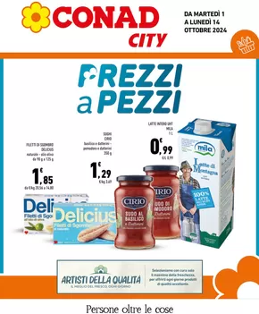 Volantino Conad City a Ledro | Prezzi a pezzi | 1/10/2024 - 14/10/2024