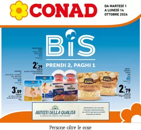 Volantino Conad a Ledro | Bis prendi 2, paghi 1 | 1/10/2024 - 14/10/2024