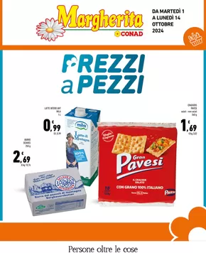 Offerte di Iper e super a Plaus | Prezzi a pezzi  in Margherita Conad | 1/10/2024 - 14/10/2024