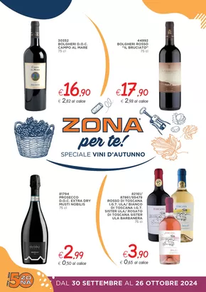 Volantino ZONA a Livorno | Speciale Vini d'autunno | 30/9/2024 - 26/10/2024