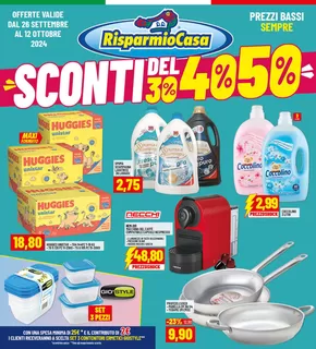 Offerte di Cura casa e corpo a Grassobbio | Sconti 30% 40% 50% in Risparmio Casa | 26/9/2024 - 12/10/2024