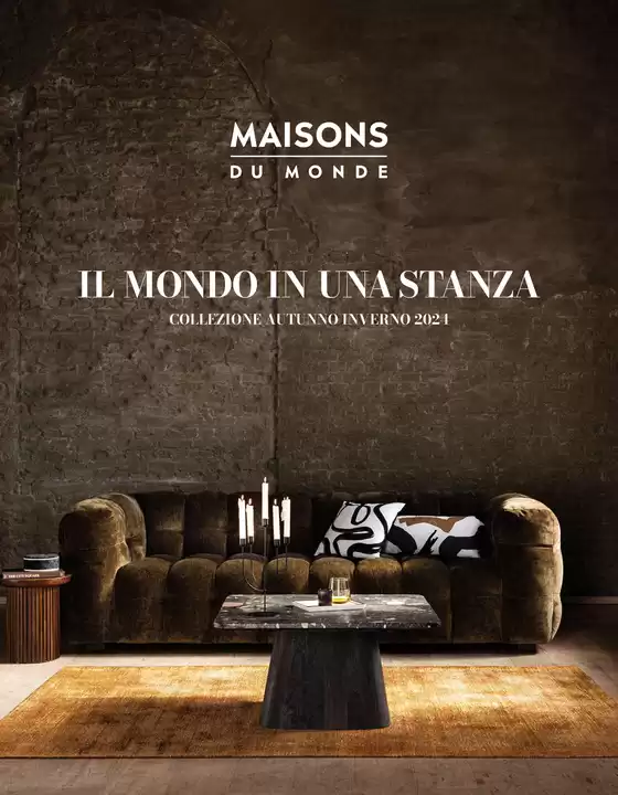 Volantino Maisons du Monde a Cesano Boscone | Collezione autunno-inverno 2024 | 25/9/2024 - 31/12/2024