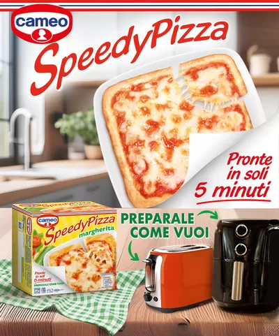 Offerte di Novità a Gela | Speedy Pizza in Cameo | 30/9/2024 - 27/10/2024