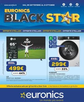 Offerte di Elettronica a Rufina | Black Star in Euronics | 26/9/2024 - 9/10/2024