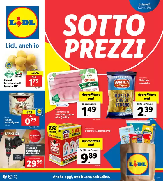 Volantino Lidl a Samarate | Sottoprezzi | 30/9/2024 - 6/10/2024