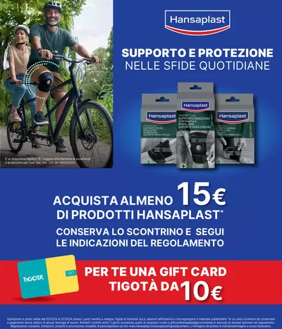 Offerte di Novità a Solesino | Supporto e Protezione in Hansaplast | 1/10/2024 - 31/10/2024