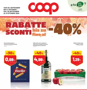 Volantino Coop a Brunico | Rabatte sconti bis zu 40% | 26/9/2024 - 9/10/2024