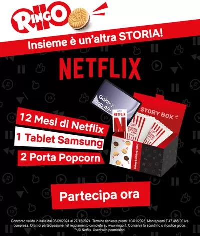 Volantino Ringo a Sassari | Insieme è un'altra STORIA! | 2/10/2024 - 31/10/2024