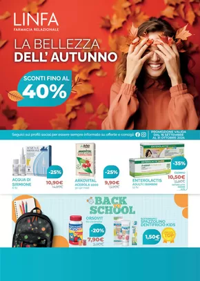 Offerte di Salute e Benessere a Fisciano | La bellezza dell'autunno in Linfa Farmacie | 30/9/2024 - 31/10/2024