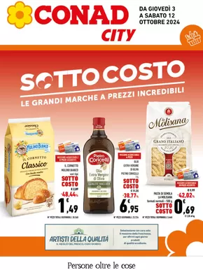 Offerte di Iper e super a Alvignano | Sottocosto in Conad City | 3/10/2024 - 12/10/2024