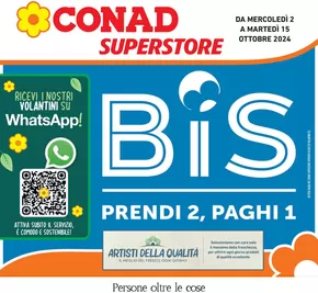 Volantino Conad Superstore a Guastalla | Prendi 2 paghi 1 | 2/10/2024 - 15/10/2024