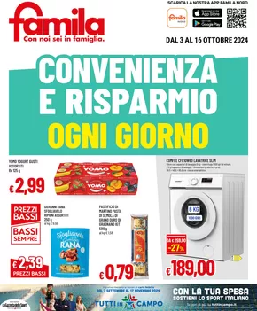 Volantino Famila | Convenienza e risparmio  | 3/10/2024 - 16/10/2024