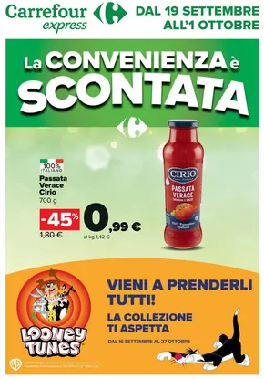 Volantino Carrefour Express a Musso | La convenienza e scontata | 19/9/2024 - 1/10/2024