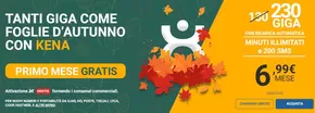 Offerte di Servizi a Sarsina | TANTI GIGA COME FOGLIE D’AUTUNNO CON KENA in Kena Mobile | 1/10/2024 - 31/10/2024