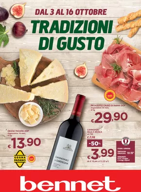 Volantino Bennet a Carbonara al Ticino | Tradizioni di gusto | 3/10/2024 - 16/10/2024