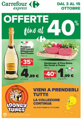 Offerte di Iper e super a Cavriglia | Offerte fino al 40% in Carrefour Express | 3/10/2024 - 15/10/2024