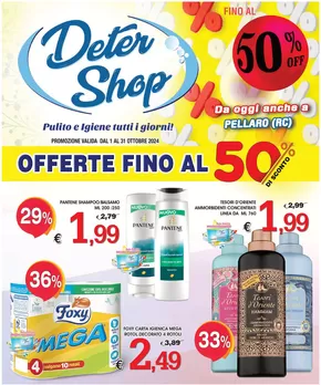 Offerte di Cura casa e corpo a Settingiano | Offerte fino al 50% in Deter Shop | 2/10/2024 - 31/10/2024