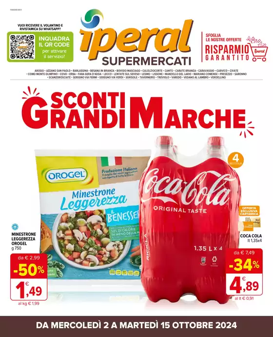 Volantino Iperal a Azzano San Paolo | Sconti Grandi Marche | 2/10/2024 - 15/10/2024