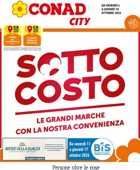 Offerte di Iper e super a Carpegna | Sottocosto in Conad City | 4/10/2024 - 10/10/2024