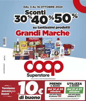 Volantino Coop a Ivrea | Grandi marche | 3/10/2024 - 16/10/2024