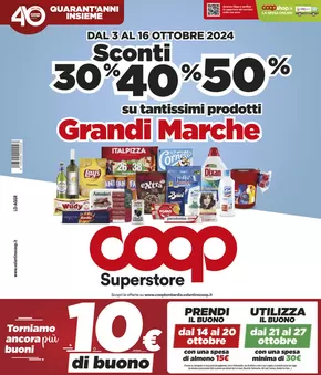 Volantino Coop a San Martino Siccomario | Sconti 30%40%50% | 3/10/2024 - 16/10/2024