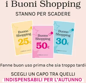 Offerte di Sport e Moda a Milano | I buoni shopping stanno per scadere in Fiorella Rubino | 2/10/2024 - 30/11/2024