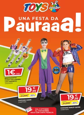 Volantino Toys Center a Zaccanopoli | Una festa da paura! | 3/10/2024 - 3/11/2024