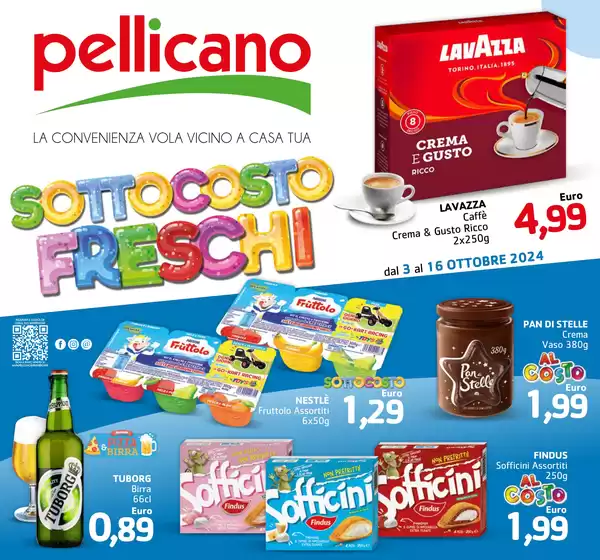 Volantino Pellicano a Alvignano | Sottocosto freschi  | 3/10/2024 - 16/10/2024