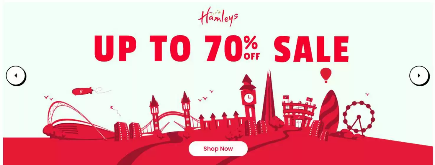 Volantino Hamleys a Orio al Serio | Up to 70% sale  | 3/10/2024 - 31/10/2024