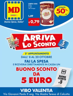 Volantino MD a Serrata | Arriva lo sconto | 8/10/2024 - 20/10/2024