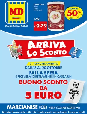 Volantino MD a Castel Campagnano | Arriva la sconto | 8/10/2024 - 20/10/2024