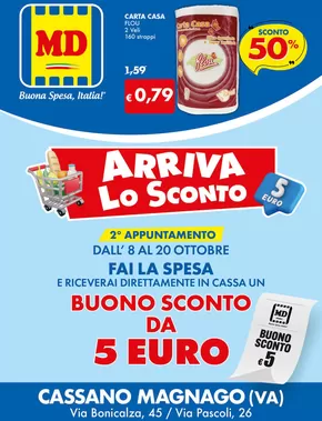 Offerte di Discount a Jerago con Orago | Arriva lo sconto in MD | 8/10/2024 - 20/10/2024