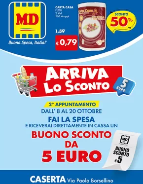 Volantino MD a Castel Campagnano | Arriva lo sconto  | 8/10/2024 - 20/10/2024